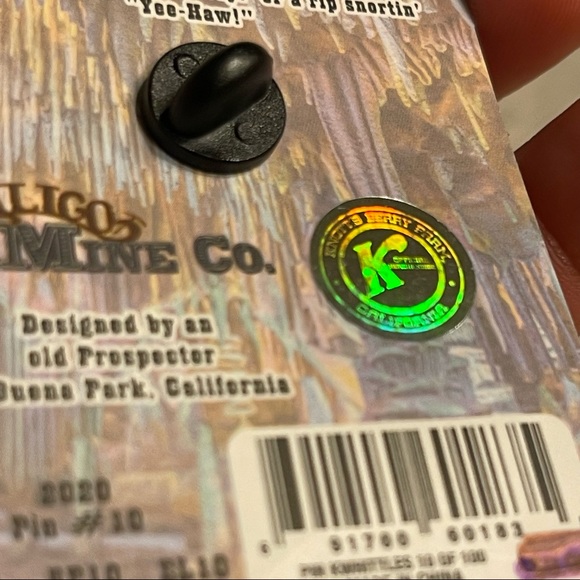 Knotts Berry Farm Pin 10 Calico Mine Limited For Park 100th - Picture 3 of 3